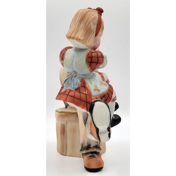 Shafford Japan Figurine Hand Painted Father with Daughter on Knee Vintage - Picture 6 of 10